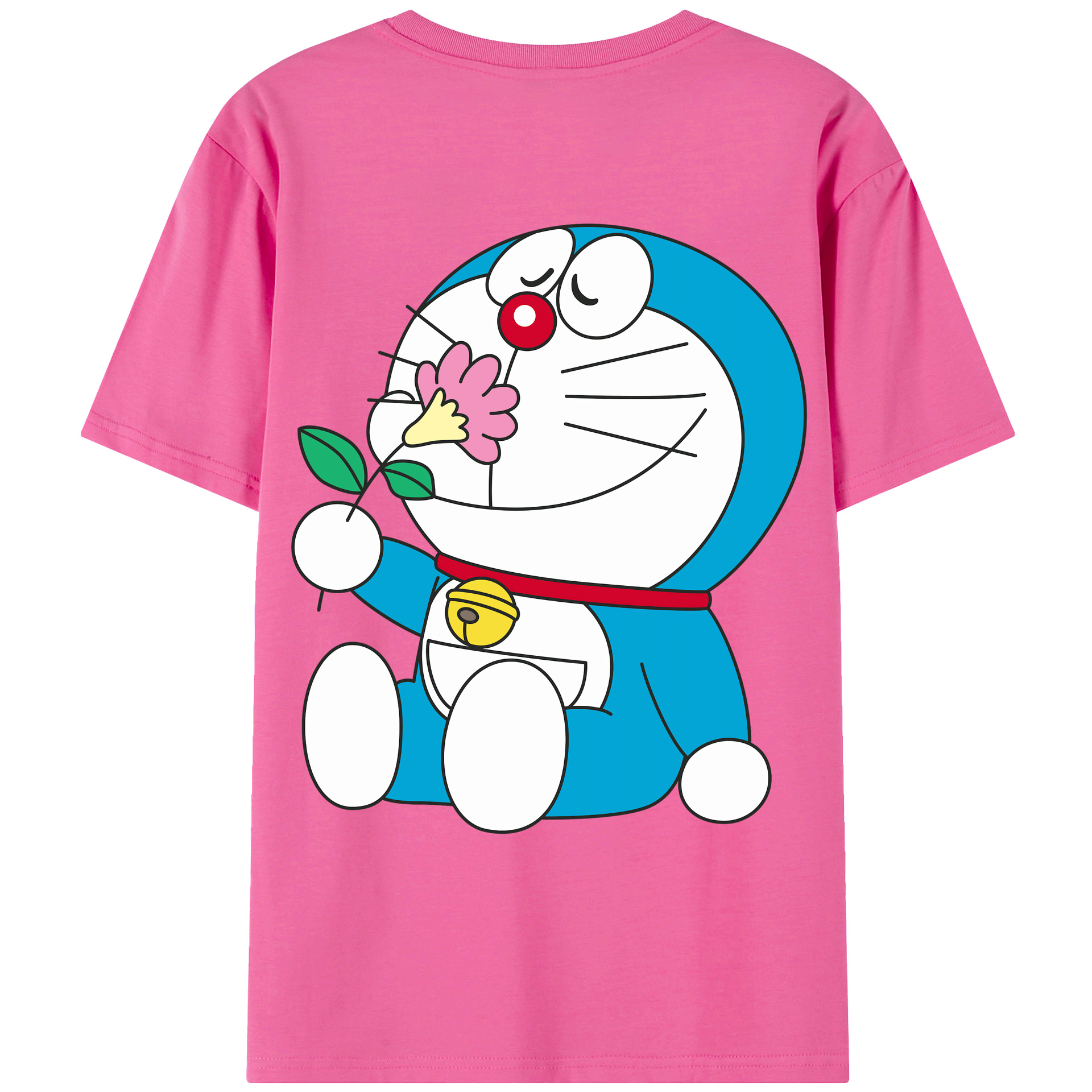 （画像用） ドラえもん Doraemon レディース半袖Tシャツ(バックプリント)